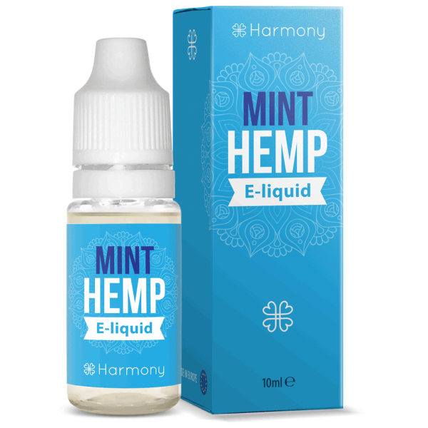 un flacon de e-liquide à côté d'une box.
