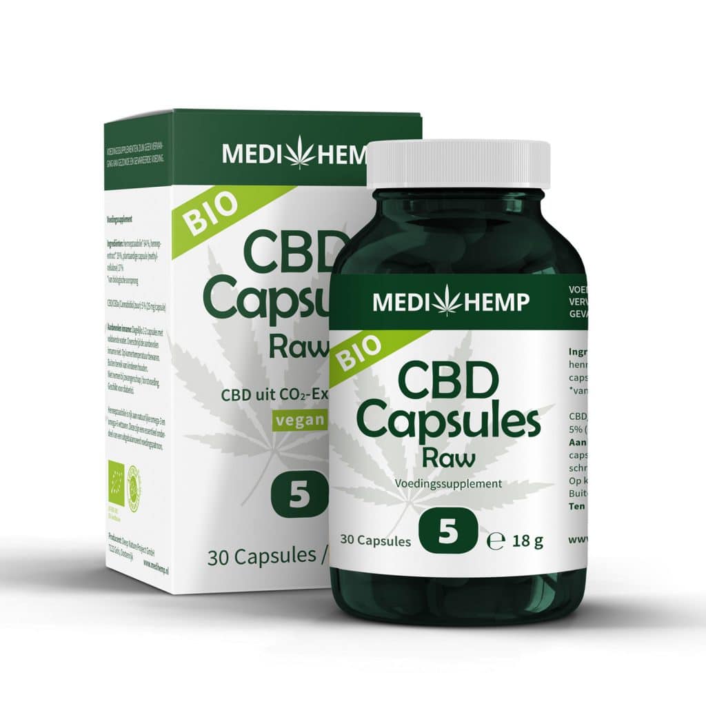 Product image of Medihemp CBD Capsules 5% (25mg)