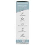 un tube de dentifrice sur fond blanc.
