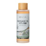 une bouteille d'huile de massage au cbb.